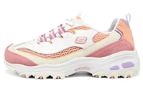 Skechers D'LITES 1.0 'Cream Pink Coral' Women's