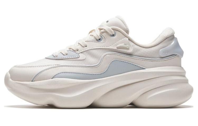 Anta Meow Shoes Comfortable Slip Resistant Abrasion Resistant Low top Chunky Sneakers Women's Cloud Gray
