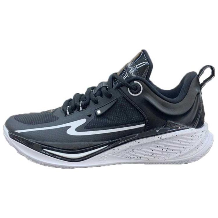 Erke Qianxun TD Slip Resistant Abrasion Resistant Low top Basketball Shoes Men’s Black