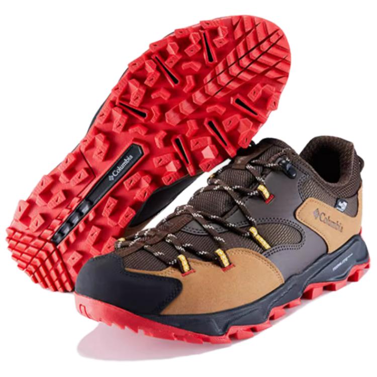 Columbia Waterproof Support Grip Low top Mountaineering Shoes Men’s Umber Wide Fit