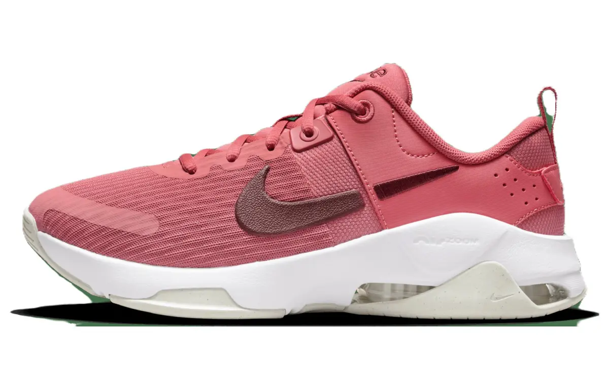 Nike Zoom Bella 6 Comfortable Slip Resistant Slip Resistant Low top Training Shoes Women's Red