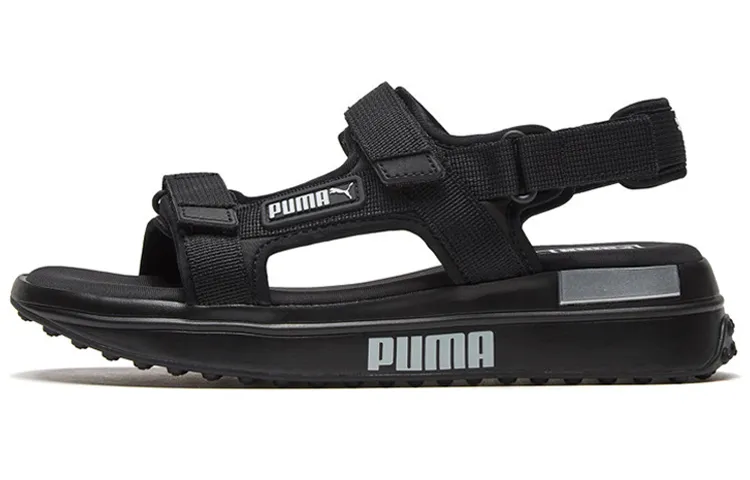 PUMA Future Rider Sandal Nylon Hook and loop Beach Sandals Unisex Black
