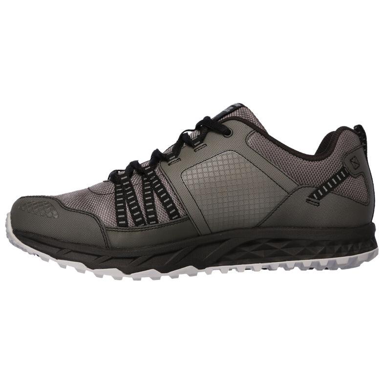 Skechers Escape Plan Abrasion Resistant Breathable Abrasion Resistant Breathable Low top Hiking Shoes Men's Gray Black