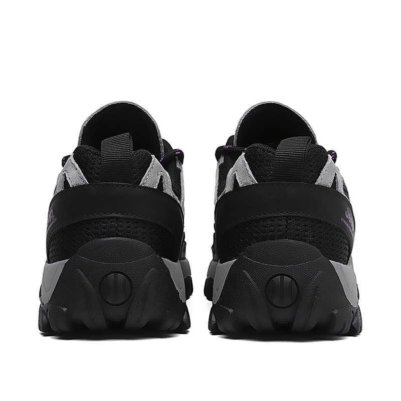 Jeep Athleisure Abrasion Resistant Breathable Low top Mountaineering Shoes Women’s Black Purple