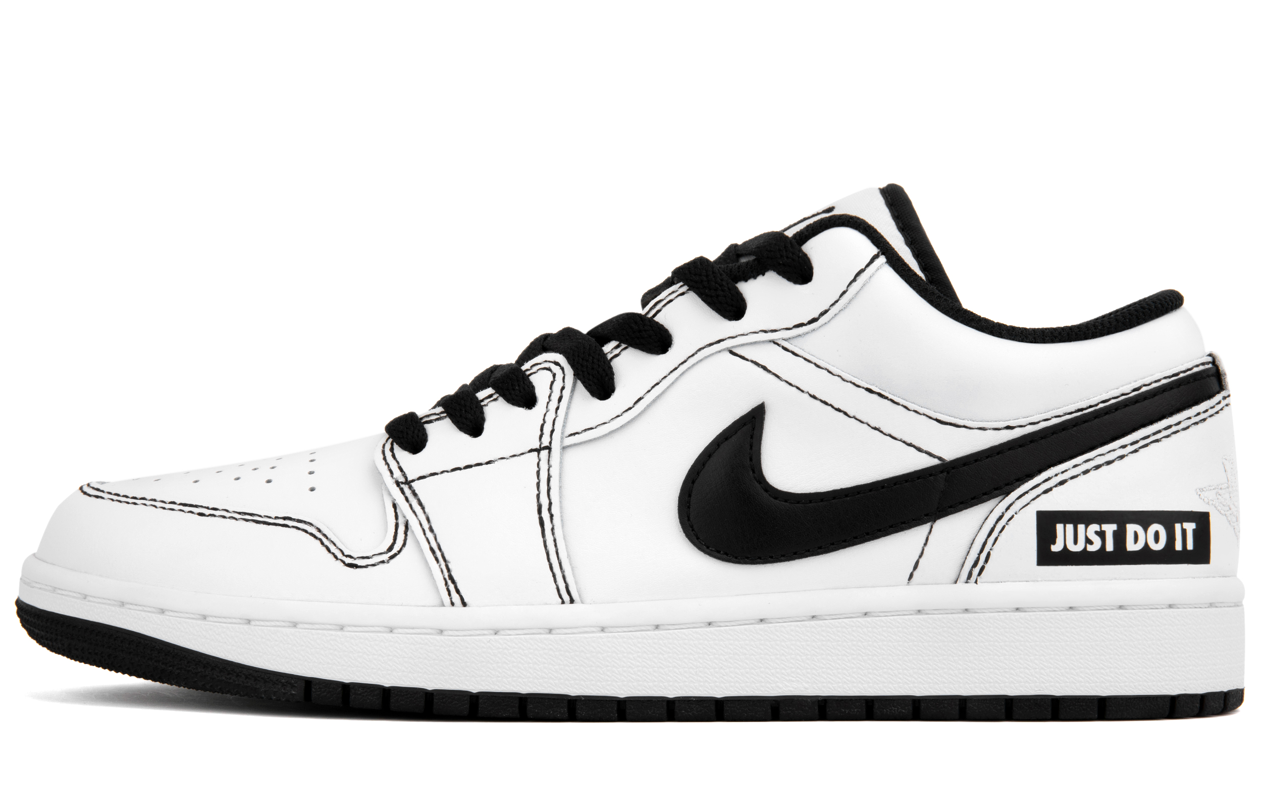Jordan Low top Vintage Basketball Shoes Unisex Black White