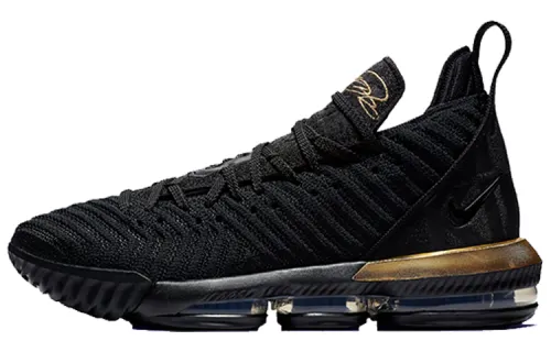 Nike Lebron 16 OG style lace-up mesh shock-absorbing low-top practical basketball shoes men's obsidian