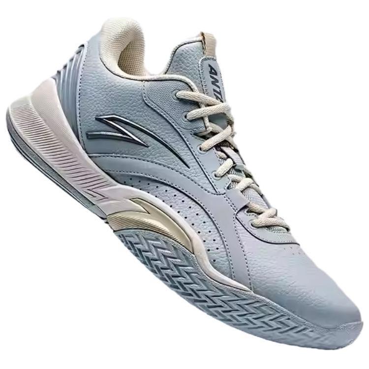 Anta Wind Tunnel 5 Slip Resistant Abrasion Resistant Low top Basketball Shoes Men’s Blue White