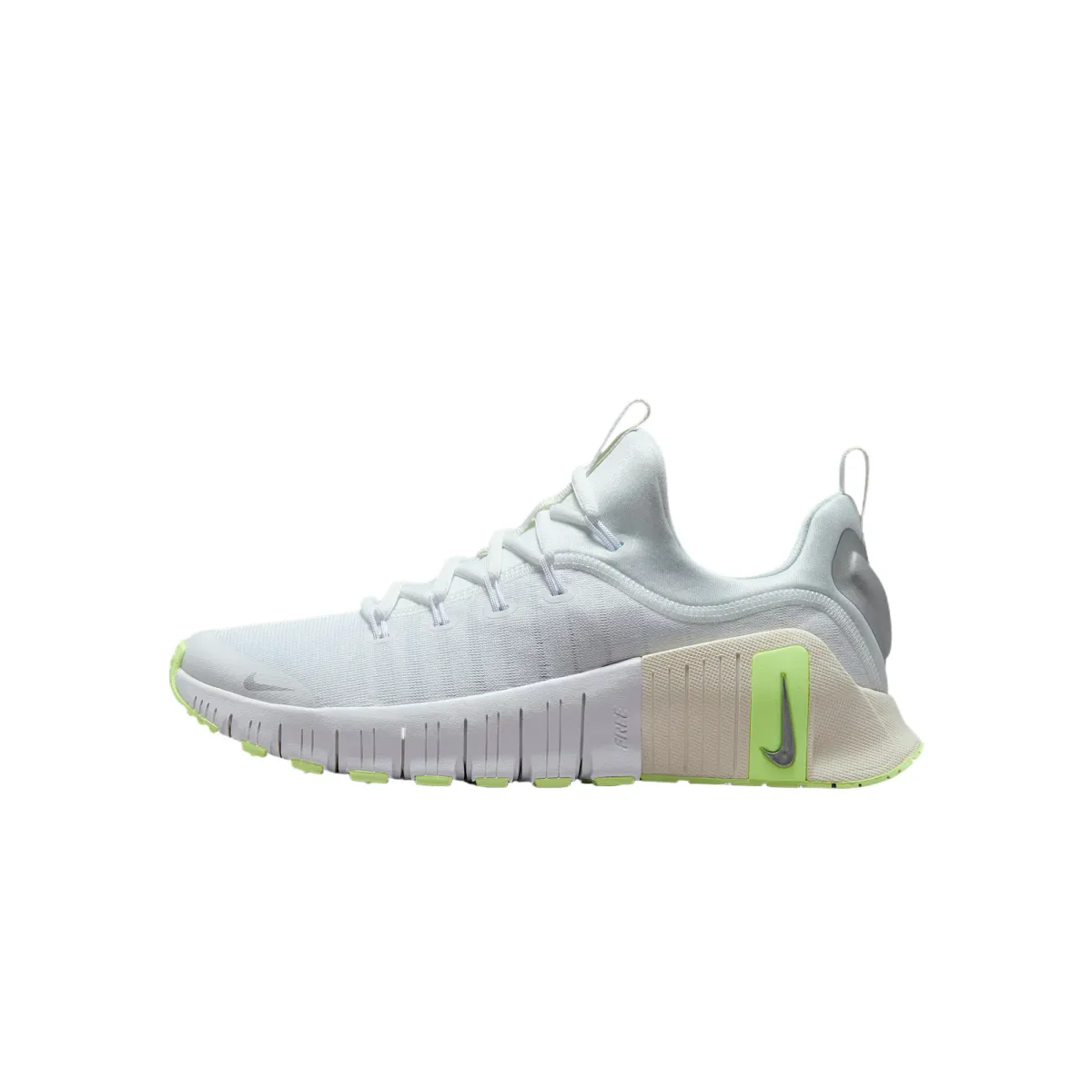 Nike Free Metcon 6 Cushioning Low top Training Shoes Women's White Green