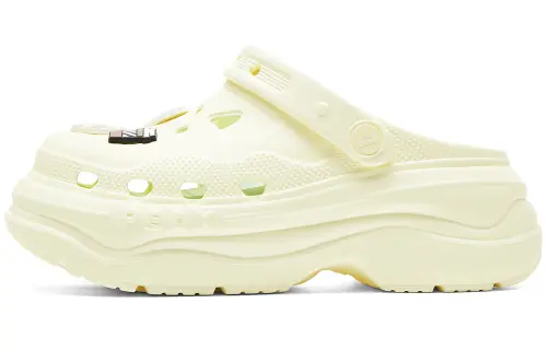 PEAK Taichi Elevator Shoes Clogs Women's White Light Yellow