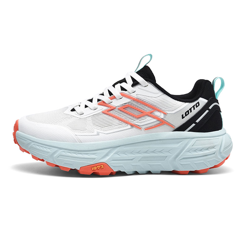 LOTTO Slip Resistant, Abrasion Resistant, Breathable, Lightweight Low top Hiking Shoes Women’s White Red
