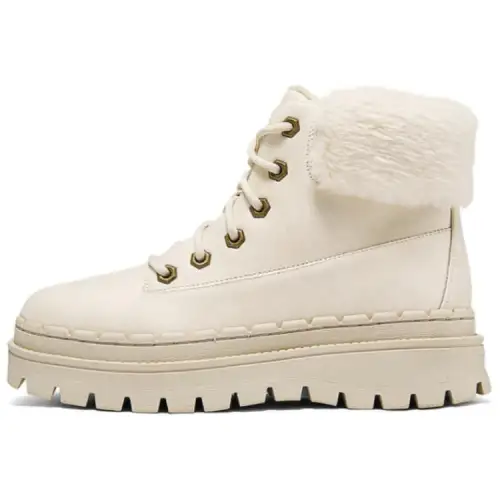 Skechers Modern Comfort Thermal Short Snow Boots Women's Ecru