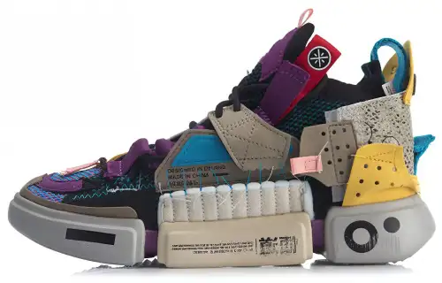 Li Ning Essence 2 Sfs Sample For Sale Cushioning Slip Resistant Abrasion Resistant High top Vintage Basketball Shoes