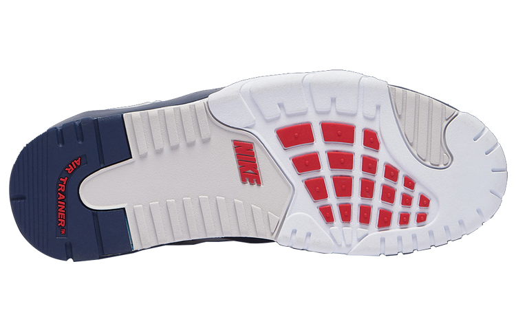 Мужские кроссовки Nike Air Trainer 3 Retro (бело-синие) — фото 5