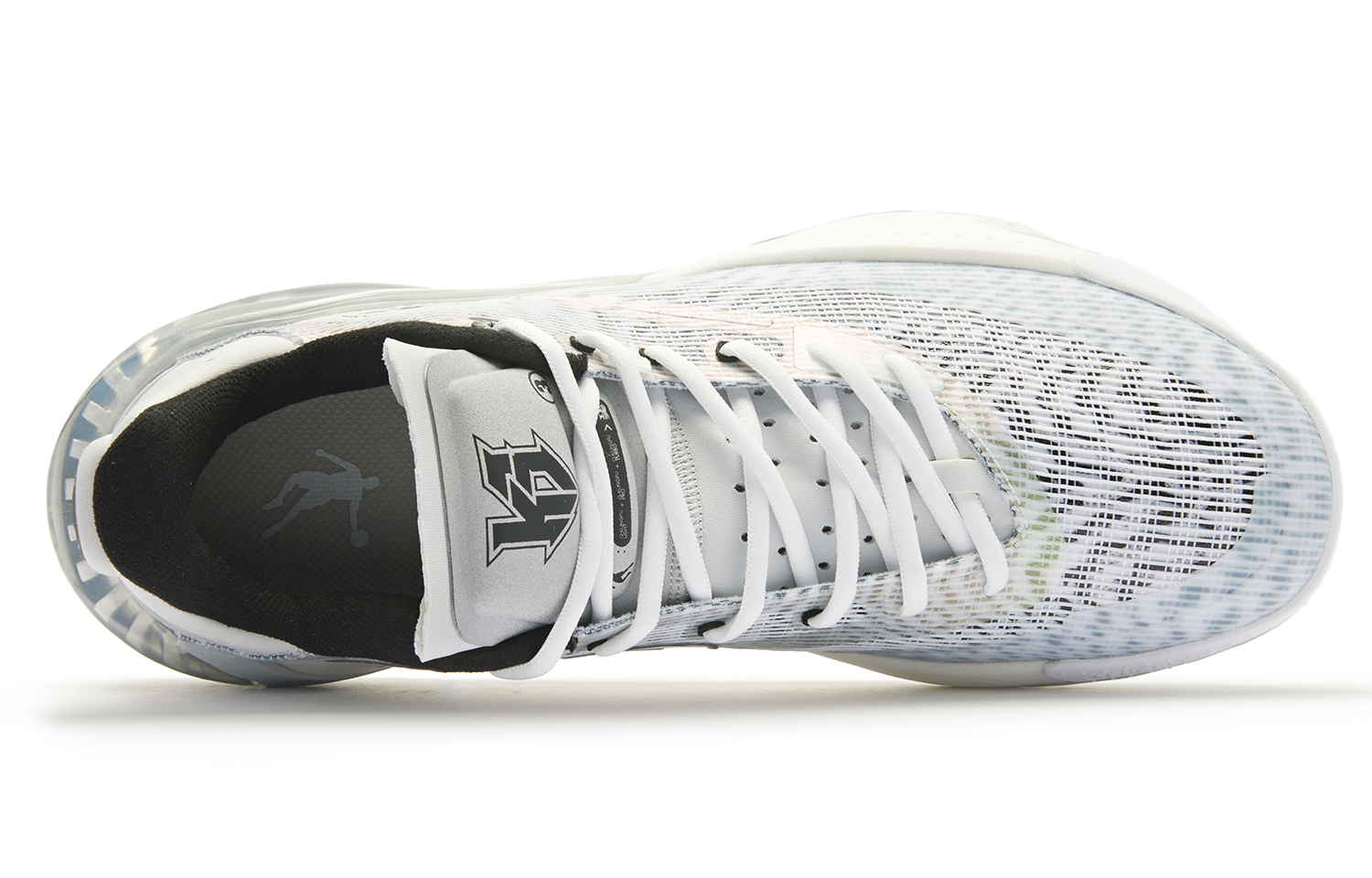 QIAODAN Thorn RISE Thorn Honey Q KUNGFU PRO Abrasion Resistant Low top Basketball Shoes Men’s White Silver