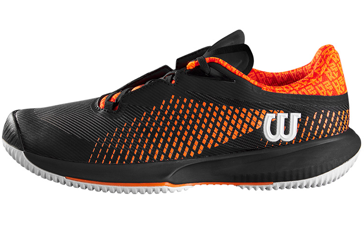 Wilson Kaos Swift Tennis Shoes Men’s Low Top Black/Orange