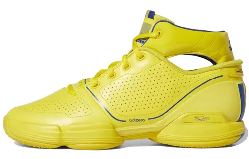 Adidas adiZero Rose 1 synthetic leather all-star shock-absorbing balance mid-top retro basketball shoes men's yellow 2020 version