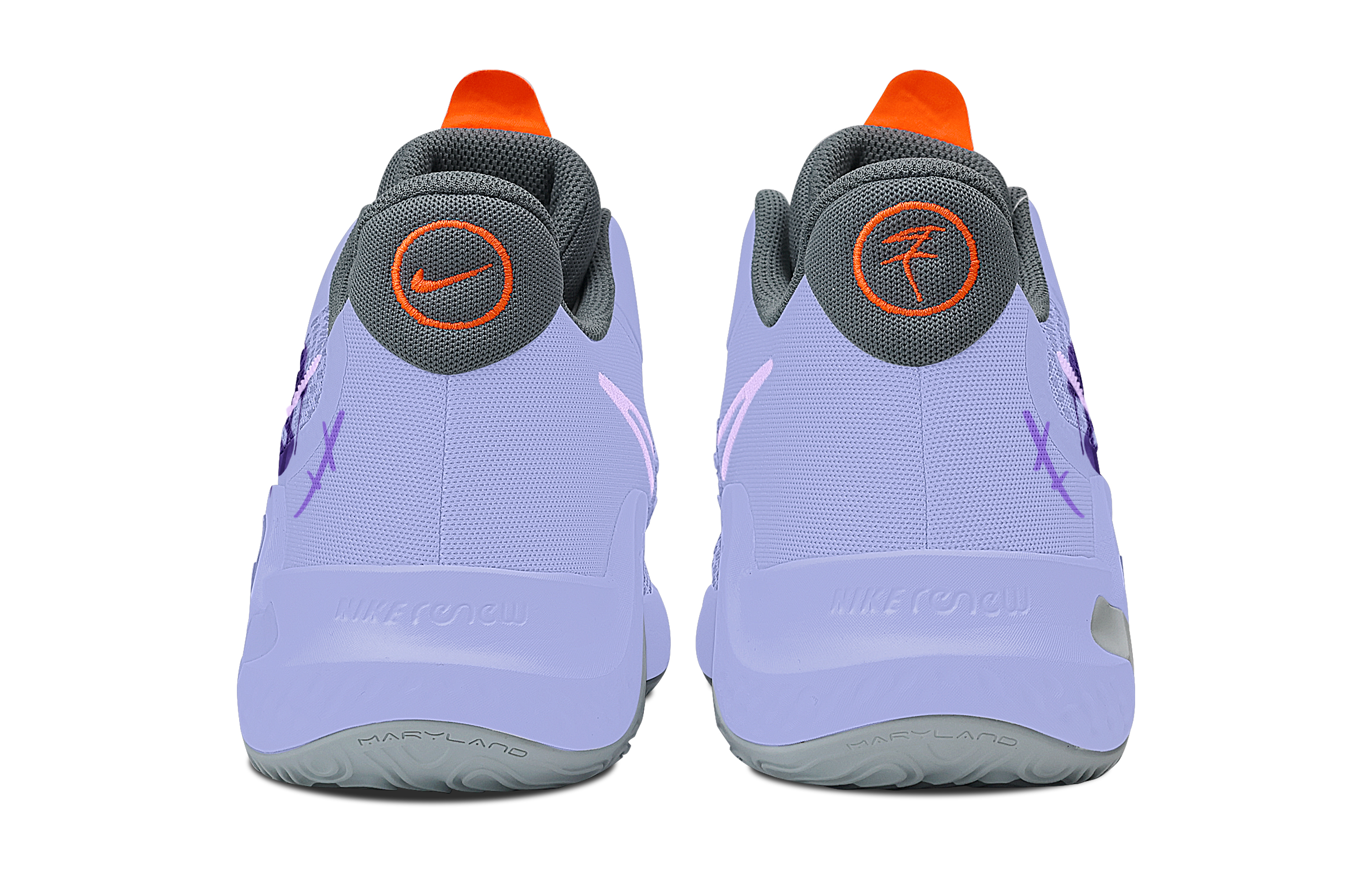 Nike KD Trey 5 IX Trendy Fantasy Cushioning, Wear Resistant Mid top Basketball Shoes Unisex Blue Purple