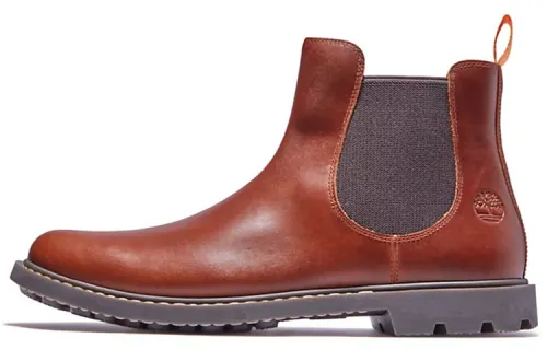 Timberland Belanger Chelsea Boots Men's Red Brown