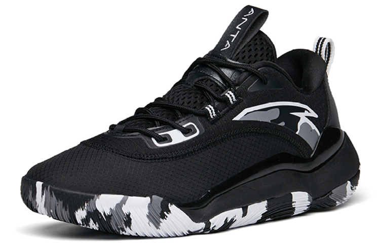 ANTA Basketball Collection Basketball Shoes Men’s Low Top Black