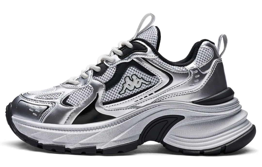 Kappa K Spice Back to Back Slip Resistant, Abrasion Resistant, Height Increasing Low top Chunky Sneakers Women's