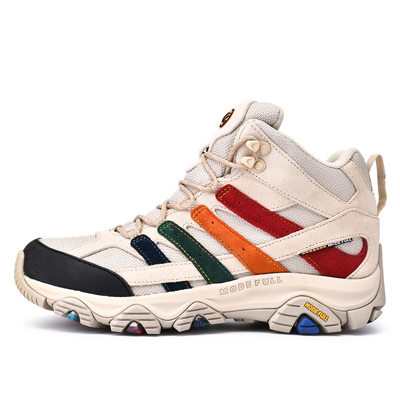 MODE FULL Cushioning Slip Resistant Abrasion Resistant Waterproof And Breathable High top Mountaineering Shoes Women’s