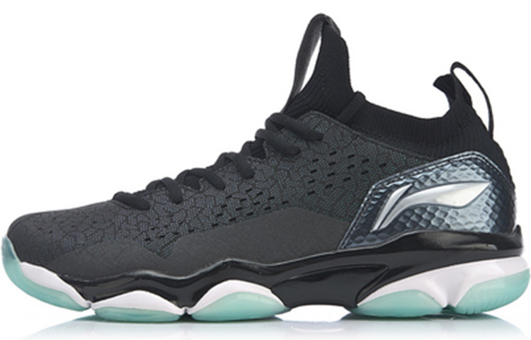 Li Ning Sonic Boom 2.0 Cushioning Slip Resistant Abrasion Resistant Low top Badminton Shoes Men’s Black