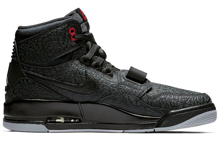 Кроссовки Jordan Legacy 312 elephant print (черные) — фото 2
