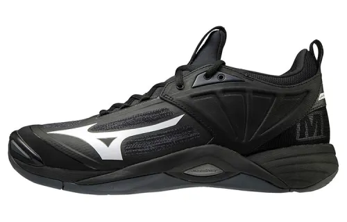 Mizuno Wave Momentum 2 Textile, Synthetic Leather Slip Resistant, Abrasion Resistant, Breathable Low top