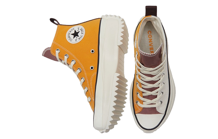 Кеды Converse Run Star Hike Tri-Panel (оранжево-белый) — фото 4