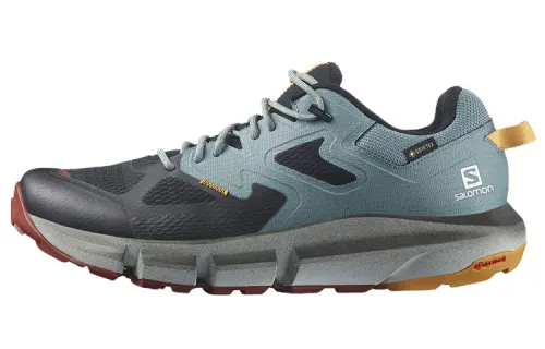 SALOMON Predict Hike Abrasion Resistant Low top Mountaineering Shoes Men's Black Blue