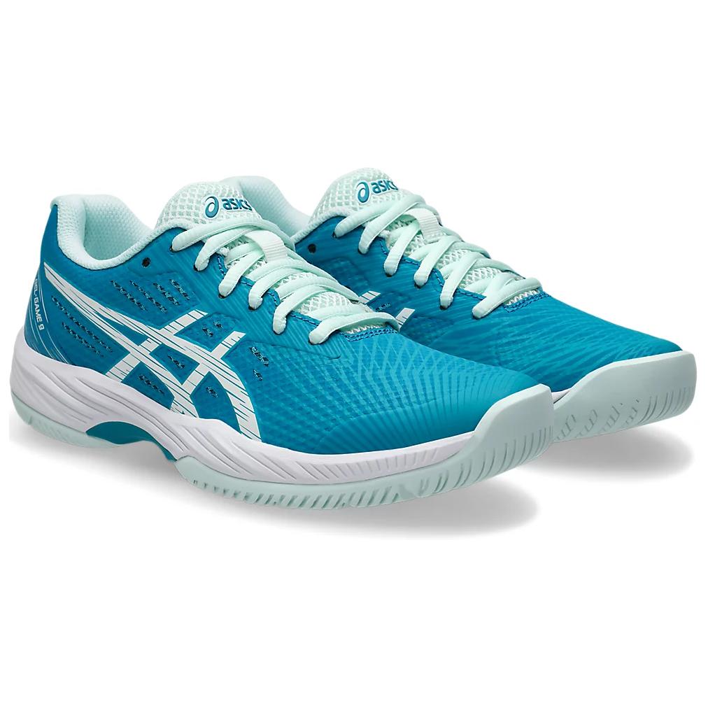 ASICS Gel Game 9 Teal Blue White Women’s