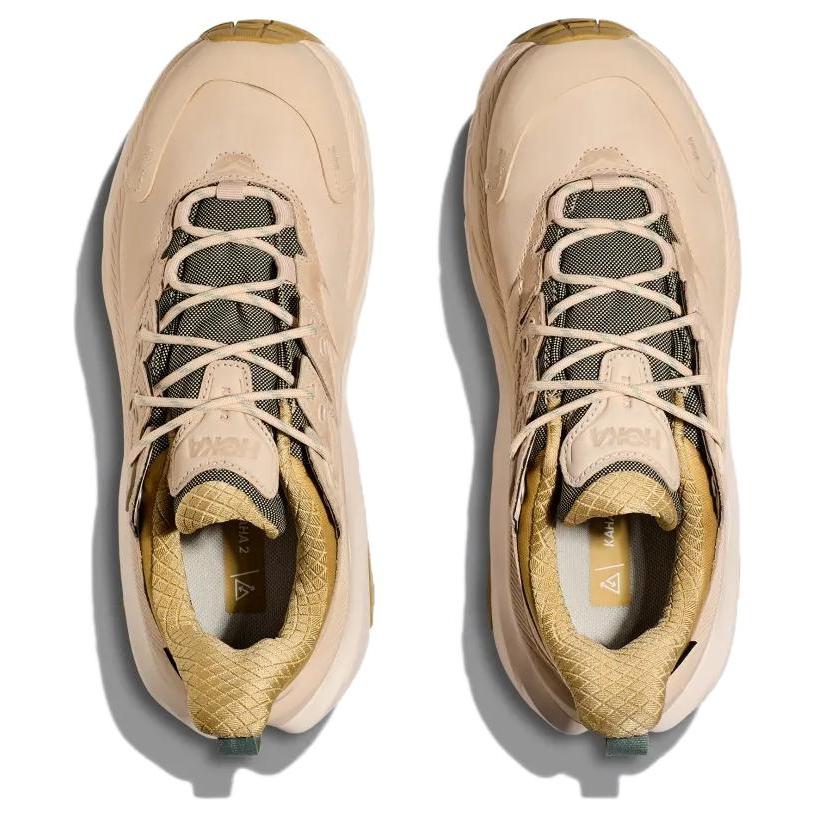 HOKA ONE ONE Kaha 2 Comfortable Slip Resistant Low top Mountaineering Shoes Women’s Gray Beige