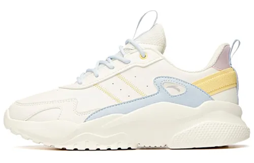 Anta Life Collection Synthetic Leather Slip Resistant Abrasion Resistant Low top Chunky Sneakers Women's