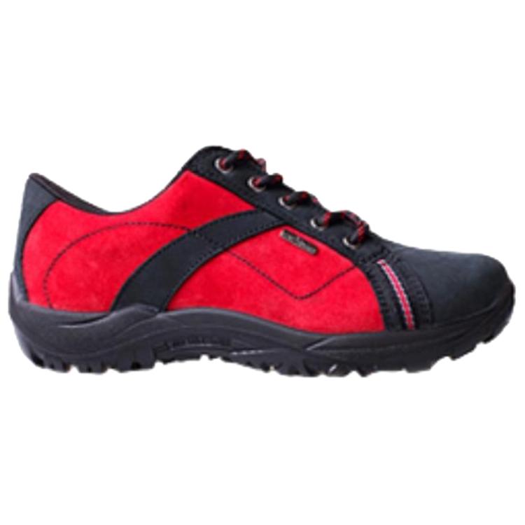 XGN Slip Resistant, Abrasion Resistant, Lightweight Low top Mountaineering Shoes Women’s Black Red