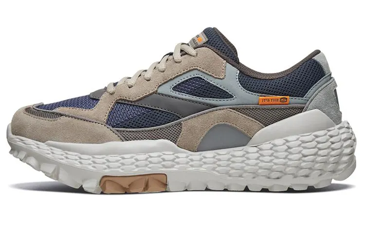 Skechers Monster Cushioning Abrasion Resistant Low top Chunky Sneakers Men's Umber