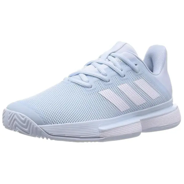 Adidas Solematch Bounce Slip Resistant Abrasion Resistant Low top Tennis Shoes Women's Blue