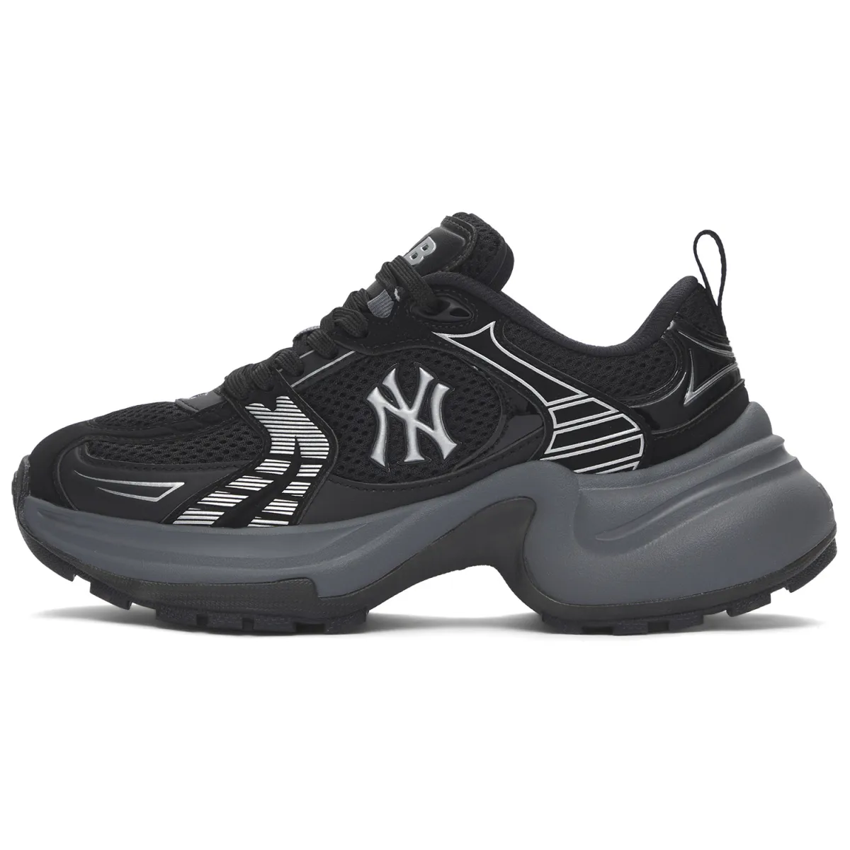 MLB New York Yankees Low top Chunky Sneakers Women's Black