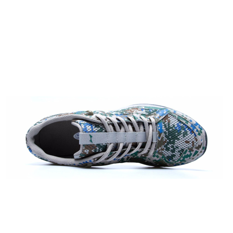 HEALTH Camouflage Mesh, Artificial Leather Low top Training Shoes Unisex Digital Camouflage Summer
