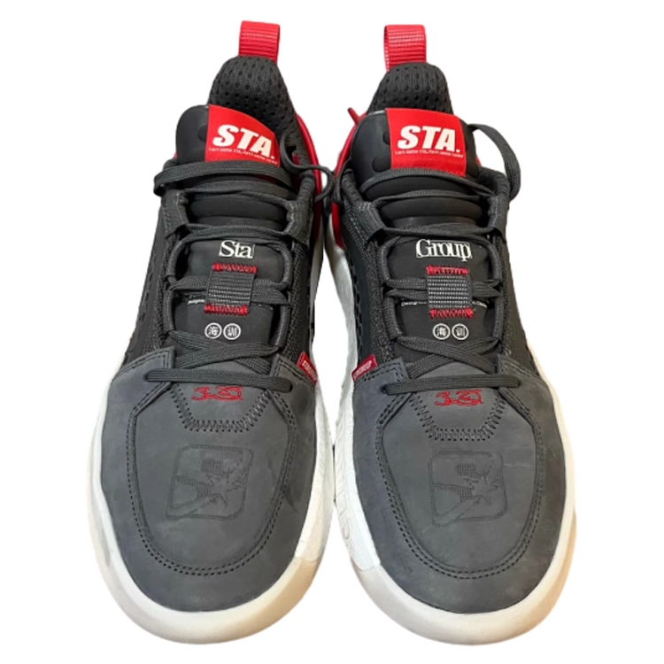 Li Ning All City 12 ENCORE Cushioning, Wear Resistant Low top Basketball Shoes Men’s Gray Red