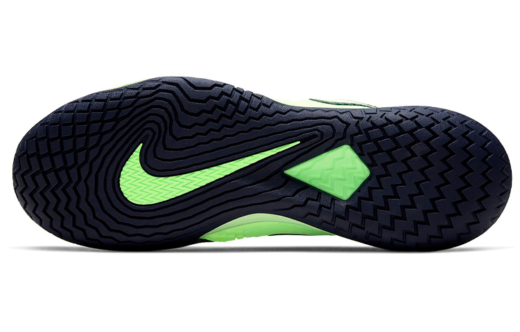 Мужские кроссовки Nike Air Zoom Vapor Cage 4 (черно-зеленые) — фото 6