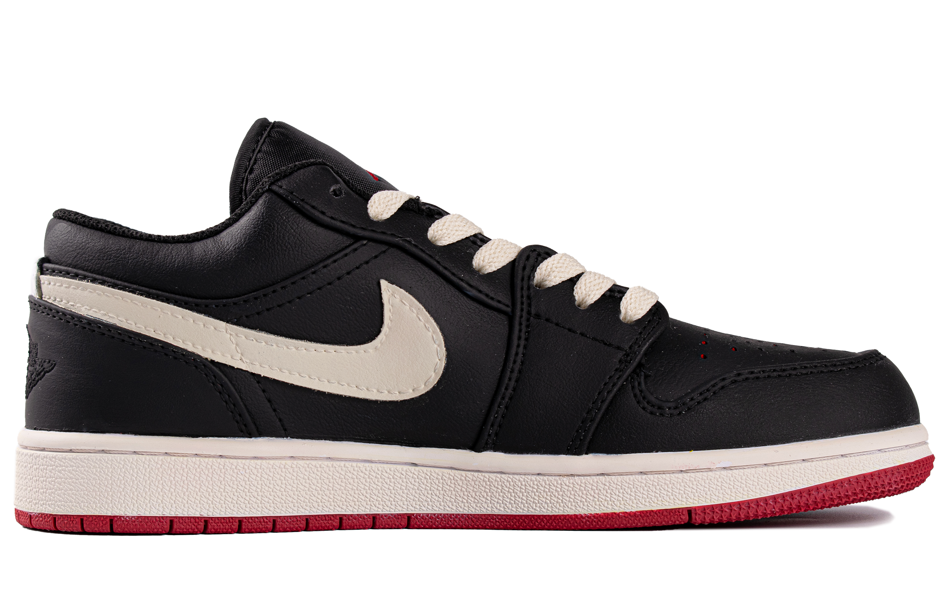 Jordan Air Jordan 1 Dark Night WS Abrasion Resistant Low top Vintage Basketball Shoes Men’s Black
