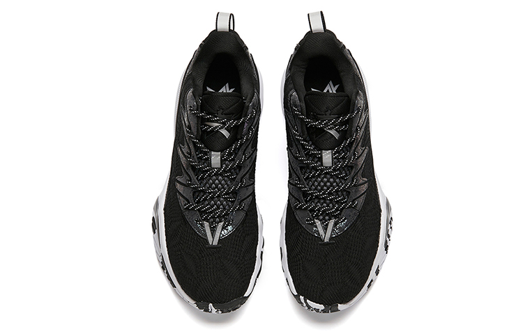 Anta The Dagger 5 Cushioning Anti-Slip And Wear-Resistant Low-Top Basketball Shoes Men’s Black White