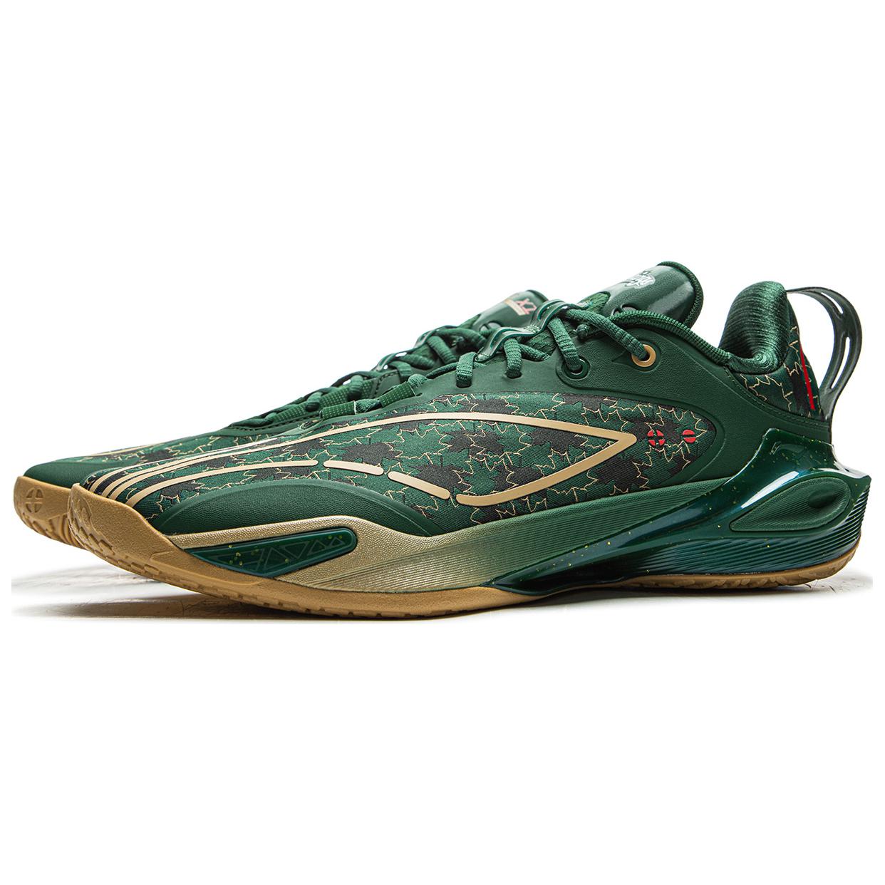 Li Ning Speed 11 Support Rebound Low top Basketball Shoes Men’s Green