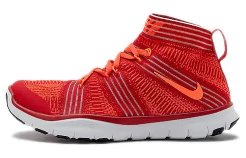 Nike Free TR Train Virtue 'University Red' Cushioning Slip Resistant Mid top Training Shoes Men's Red White