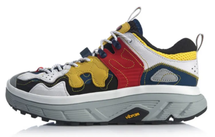 Li Ning ACE Low top Vintage Basketball Shoes Women's Red Yellow