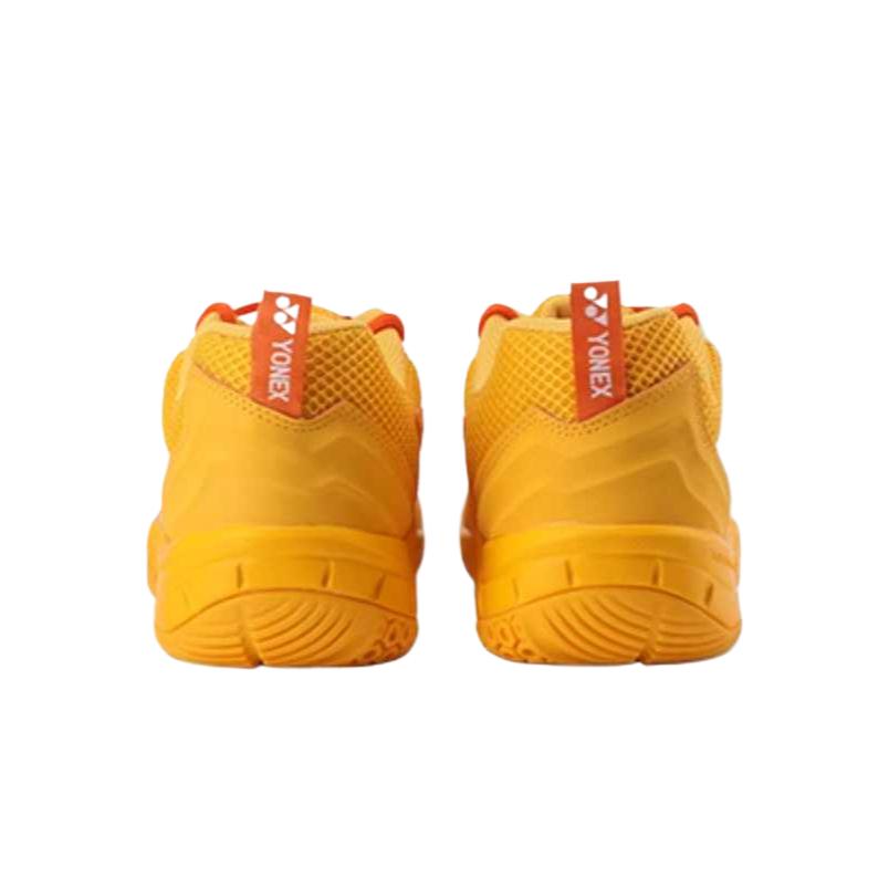YONEX Power Cushion Comfortable Abrasion Resistant Low top Badminton Shoes Unisex Yellow Orange