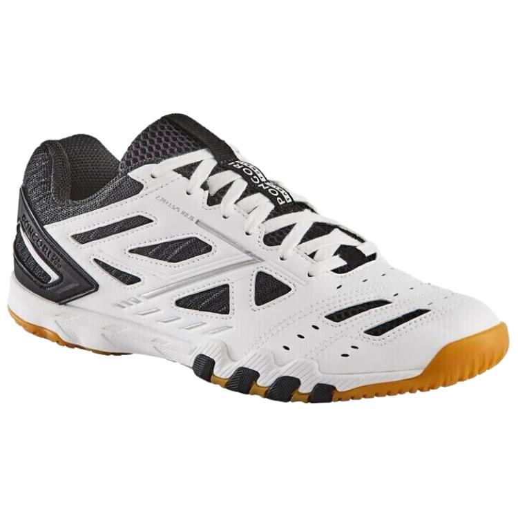 DECATHLON Cushioning, Wear Resistant Low top Table Tennis Shoes Unisex Black White