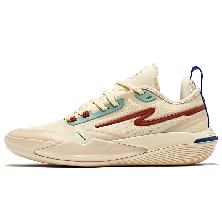 Erke Raid Cushioning Rebound Low top Basketball Shoes Men’s Milk Tea Colorway