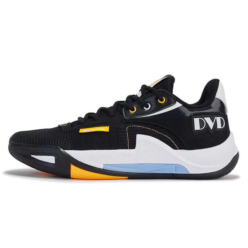 361° Cushioning Breathable Cushioning Breathable Low top Basketball Shoes Men’s Black White