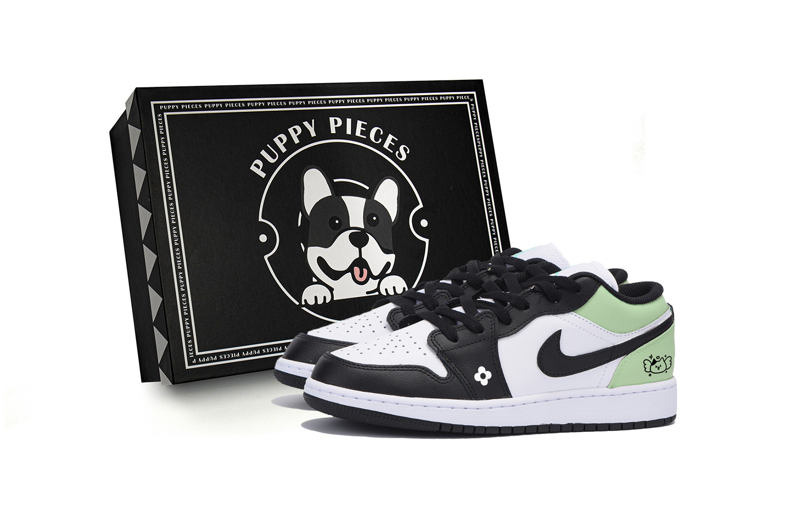 Jordan Air Jordan 1 Vintage Basketball Shoes Men’s Low Top White Green